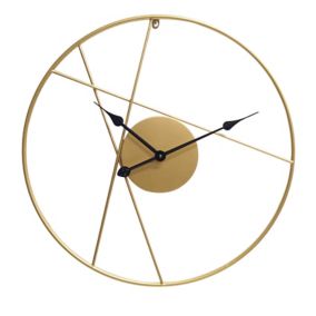 Horloge murale dorée ronde⌀60 cm Dada Art