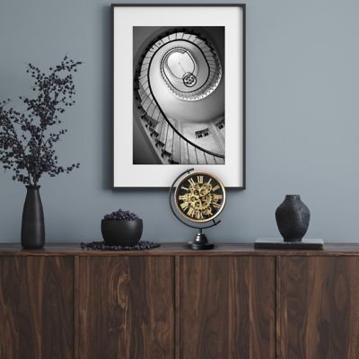 Horloge murale mécanique sur pied 28 x 13 x 39 cm