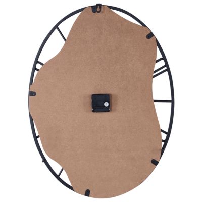 Horloge murale MEYNES 46 cm Métal Noir