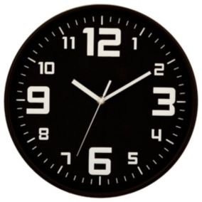 Horloge Noire "Silence" D30 - Atmosphera