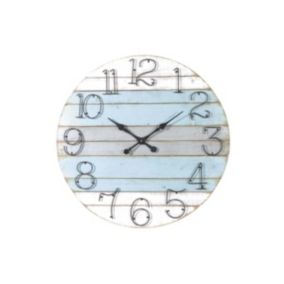 Horloge ronde en bois Marine 87 x 6