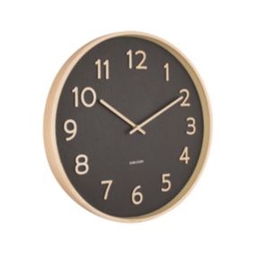 Horloge ronde en bois Pure  40 cm