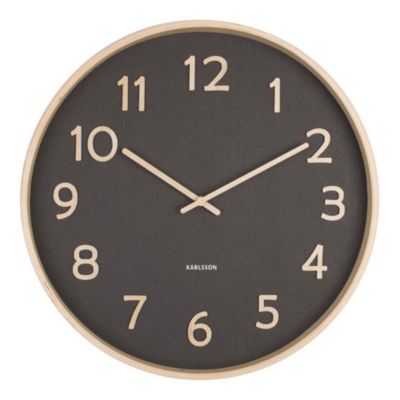 Horloge ronde en bois Pure  40 cm