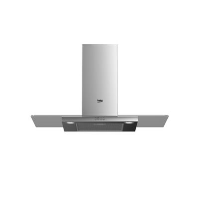 Hotte aspirante l. 90 cm Beko HCF91620X 3 vitesses débit 603 m3/h 70 dB(A) éclairage LED