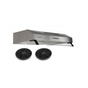 Hotte Casquette 60 cm Inox - Double moteur 200 Watts  - 435 m3/h