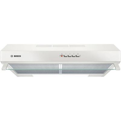 Hotte casquette 60cm 350m3/h blanc Bosch DUL63CC20