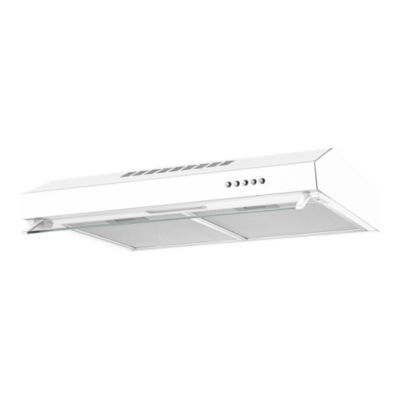 Hotte casquette blanche avec visière NNVHW60EU, 60 cm