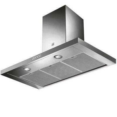 Hotte décorative 90cm 66db 700m3/h inox Roblin 6850896
