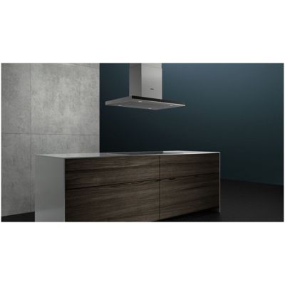 Hotte décorative îlot 90 cm 867m3/h inox Siemens LF98BIP50 iq500