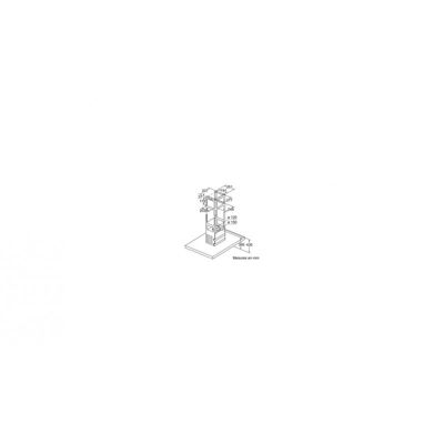 Hotte décorative îlot 90 cm 867m3/h inox Siemens LF98BIP50 iq500
