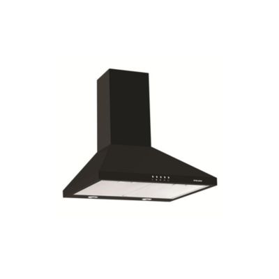 Hotte décorative murale 60cm 569m3/h noir Glem Gas GHP650BK