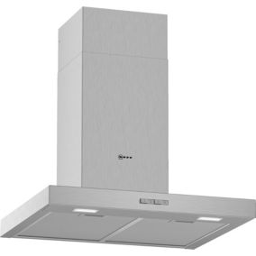 Hotte décorative murale 60cm 590m3/h inox Neff D64BBC0N0