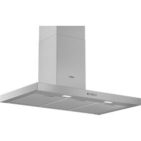 Hotte décorative murale 90cm 64db 330m3/h inox Bosch DWB94BC50