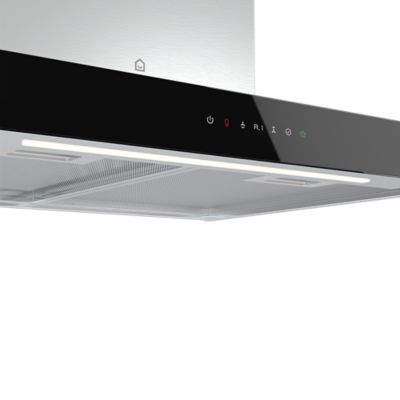Hotte décorative inox GoodHome GHBH60ASBL, 60 cm