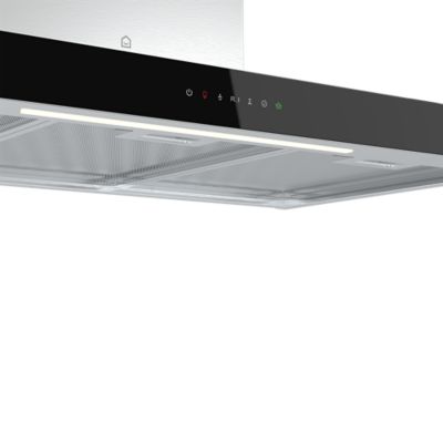 Hotte décorative inox GoodHome GHBH90ASBL 90 cm