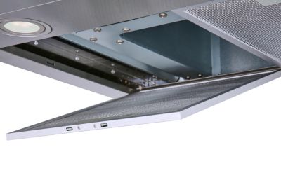 Hotte décorative l.60 cm inox BH60SS