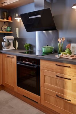 Hotte inclinée Bosch DWK87EM60 noir, 80 cm