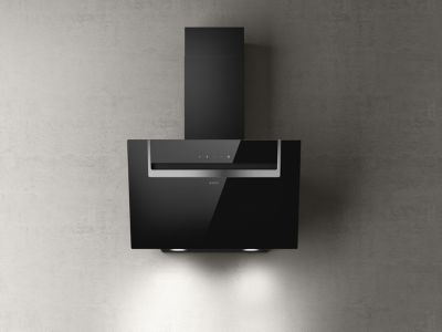 Hotte inclinée en verre noir L. 60 cm Sheen S Elica