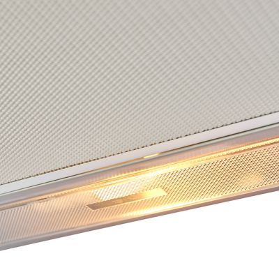 Hotte incurvée en verre Cooke & Lewis CLCGS90, 90 cm argent