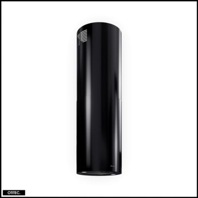 Hotte Îlot Aspirante Silencieuse - 39 cm - 570 m3/h - LOBELIO - Noir