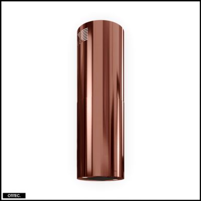 Hotte Îlot Aspirante Silencieuse - 39 cm - 570 m3/h - LOBELIO - Vin Cuivre