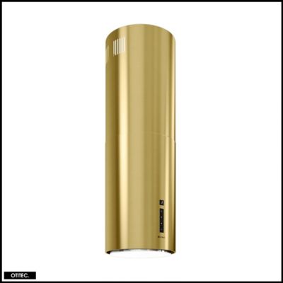 Hotte Îlot Aspirante Silencieuse - 39 cm - 675 m3/h - HEWENO - Doré Mat