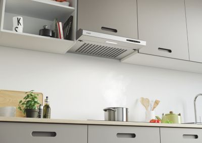 Hotte visière 60cm 209.7m3/h silver Candy CFT610/5S