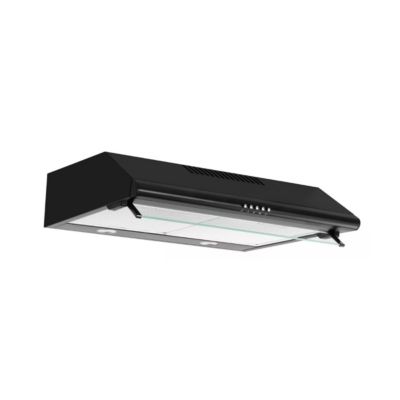 Hotte visière 60cm 322m3/h noir Airlux AHC632BK