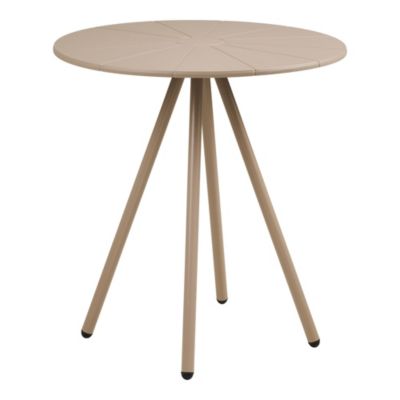 HOUSE NORDIC Table de bistrot Barletta ronde 70 cm taupe