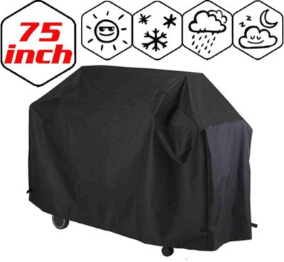 Housse Barbecue Bache Barbecue Couverture Imperméable de Barbecue Couvercle 190 71 117cm