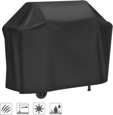 Housse Barbecue Housse Bâche Résistante de 210D Oford Protection BBQ Couverture de Grill 145 61 117cm
