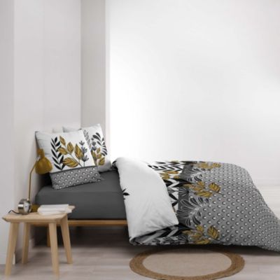 COTTON ARTean Housse De Couette Avec Rembourrage Avioncitos Pour Lit De 90 X 190/200 Cm + 1 Taie D'oreiller. Sac Uni Au Drap-housse Avec Fermeture éclair