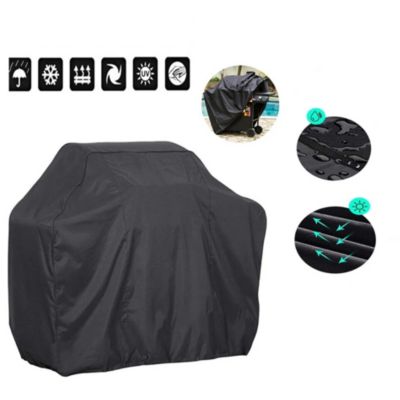 Housse de barbecue anti poussière 145 x 61 x 117 cm, Housse de protection pour barbecue extérieure imperméable