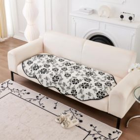 Housse de canapé décorative lavable et antidérapante pour enfants et animaux domestiques (90 x 240 cm)