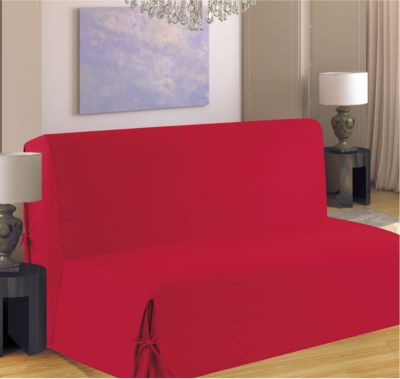 Housse de Clic-Clac à Nouettes Rouge (140x200 cm - Rouge)