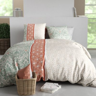 Housse de couette 100% coton 57 fils + 2 taies d'oreiller | Castorama