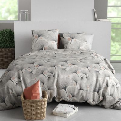 Housse de couette 240x220 + 2 taies en coton 57 fils