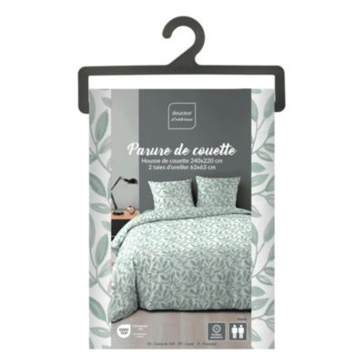 Housse de couette 240x220 + 2 taies imprimées SEQUOIA