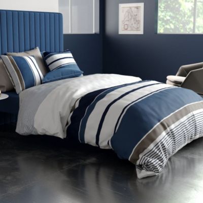 Housse de couette 240x220 BELIZE + 2 taies coton 57 fils