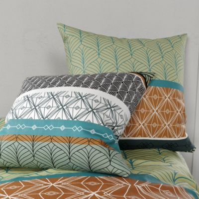Housse de couette 240x220 Echo + 2 taies coton 57 fils