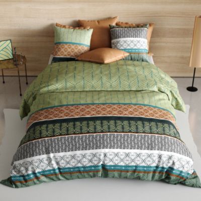 Housse de couette 240x220 Echo + 2 taies coton 57 fils