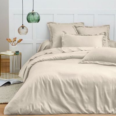 Housse de couette 260 x 240 cm "Prémium" pour lit 2 places King Size - Prémium Sable