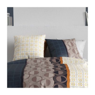Housse de couette 260x240 CURTIS + 2 taies coton 57 fils
