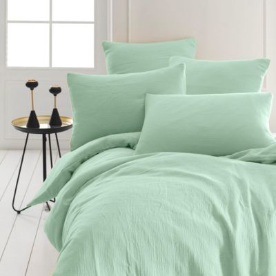 Housse de couette 220x240 cm en Gaze de coton Gaïa Naturel | Rakuten