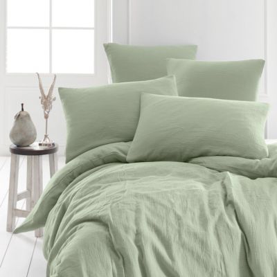 Housse de couette en gaze de coton Sauge 260x240 cm LOFT