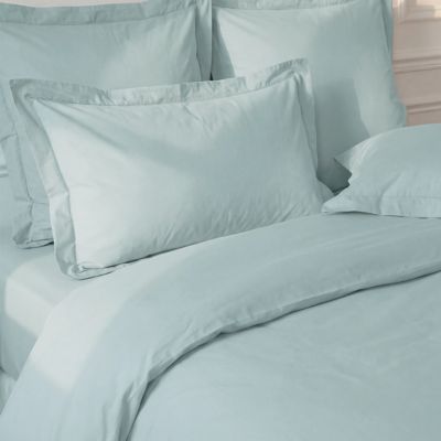 Housse de couette en percale coton Bleu Arctic 140x200 cm SOFT PERCALE