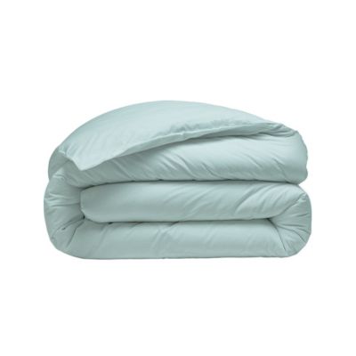 Housse de couette en percale coton Bleu Arctic 140x200 cm SOFT PERCALE