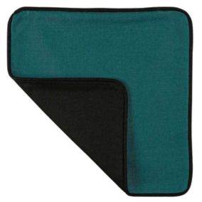 Housse de Coussin Aspect Lin (40x40 cm - Vert)