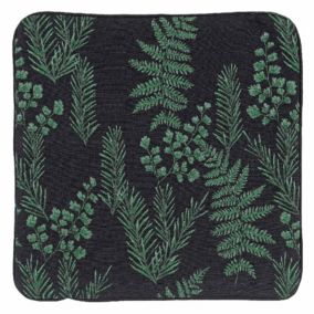 Housse de coussin aux feuillages divers (40x40 cm - Vert)