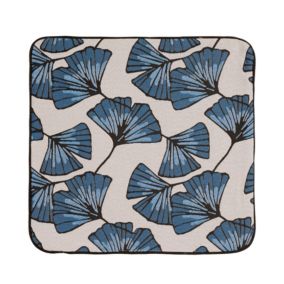 Housse de coussin Biloba (40x40 cm - Bleu)